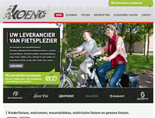 Tablet Screenshot of fietsen-koen.be
